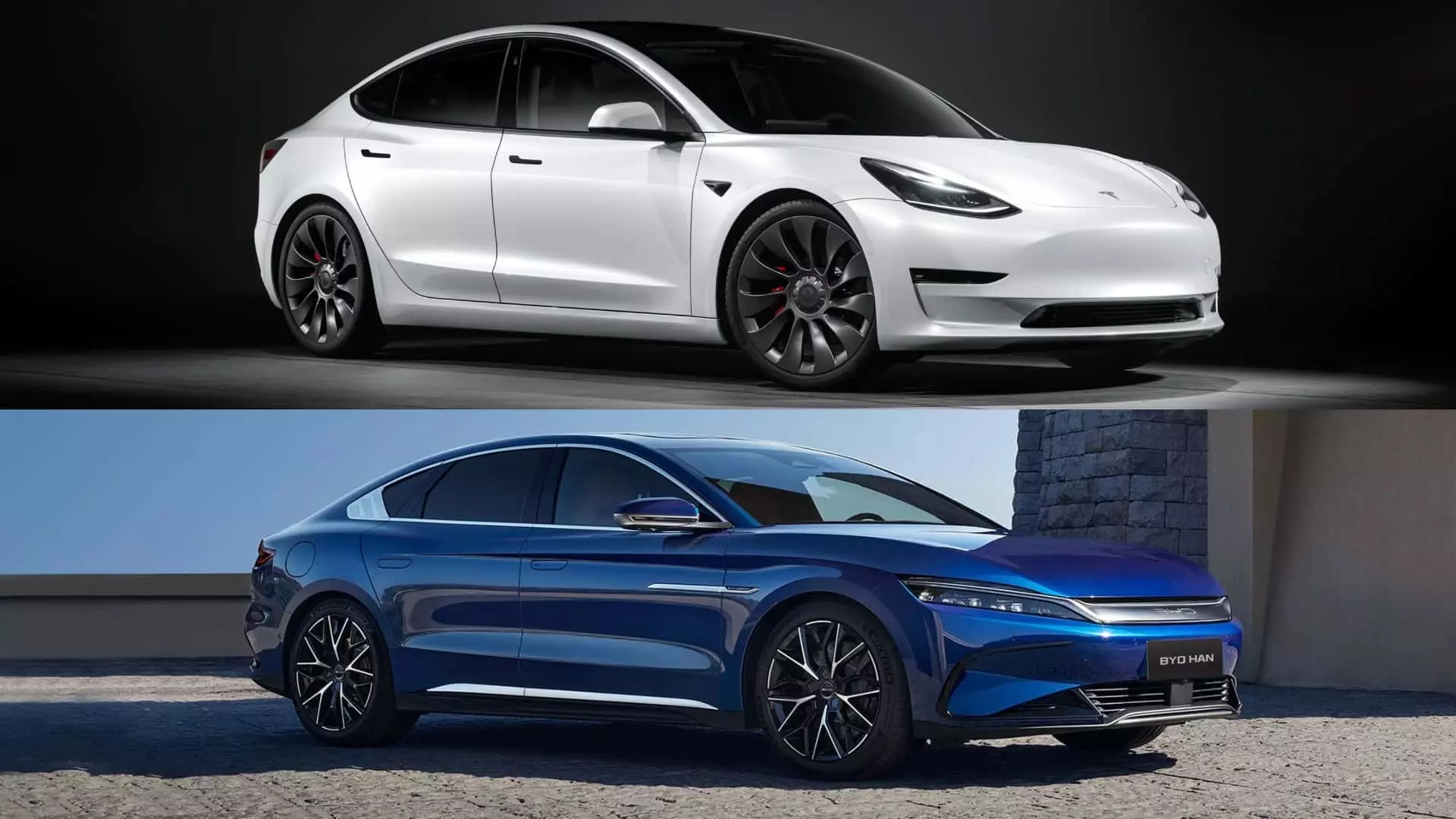 BYD HAN vs. Tesla Model 3