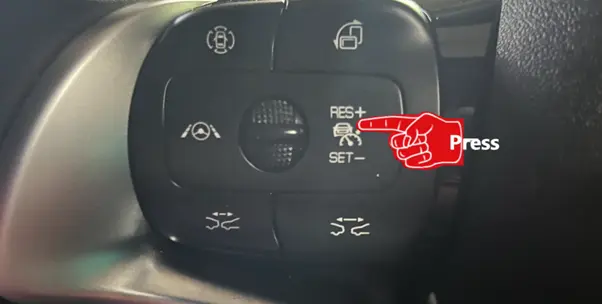 Cruise Control Button on BYD Atto 3